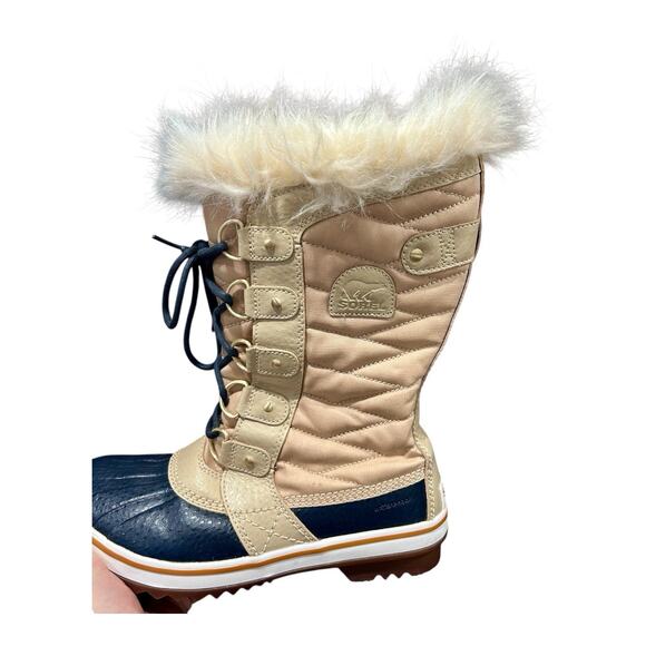 Sorel Tofino II Canvas Curry Fawn Women Tall Snow Boot Waterproof Size 7.5‎ - Picture 14 of 14